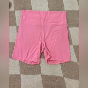 pink all in motion bike short L